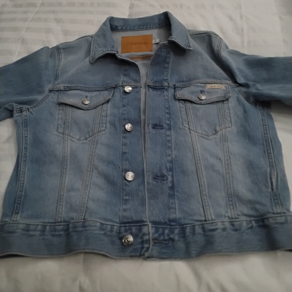 Calvin Kein Trucker Jacket.  NWOT